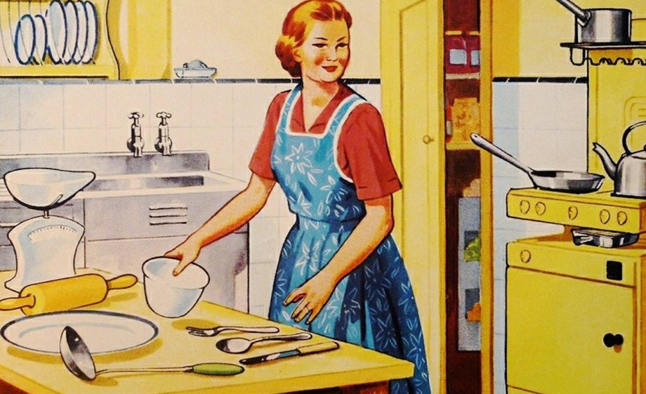Zo ging het er vroeger aan toe in de keuken | Bron: Pixabay