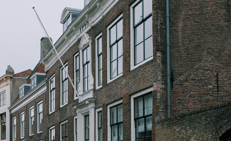 Voorzijde monumentale pand in Middelburg | Foto: Sheena Schouwink 