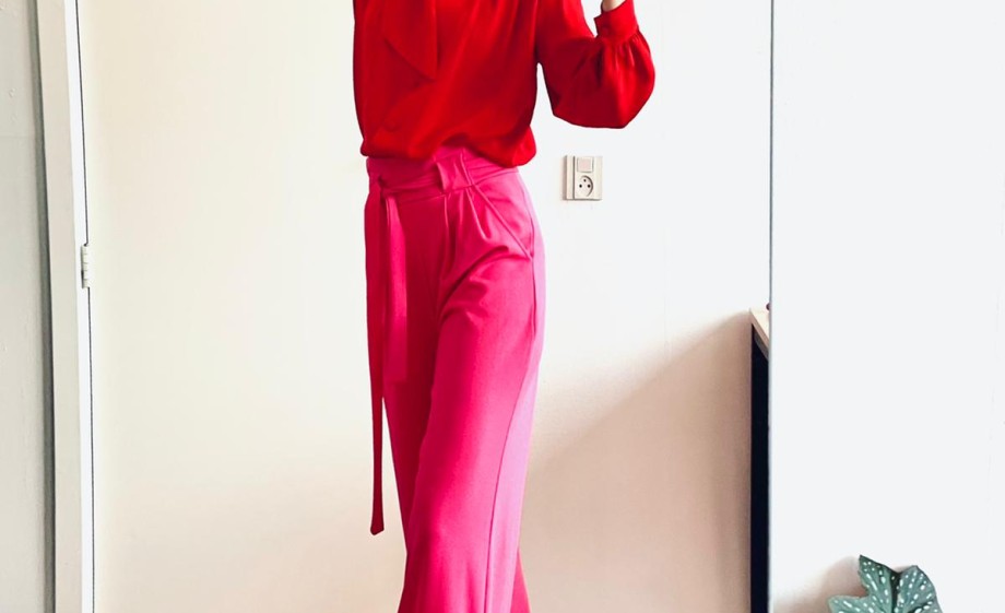 Nichon Glerum | selfie in rood