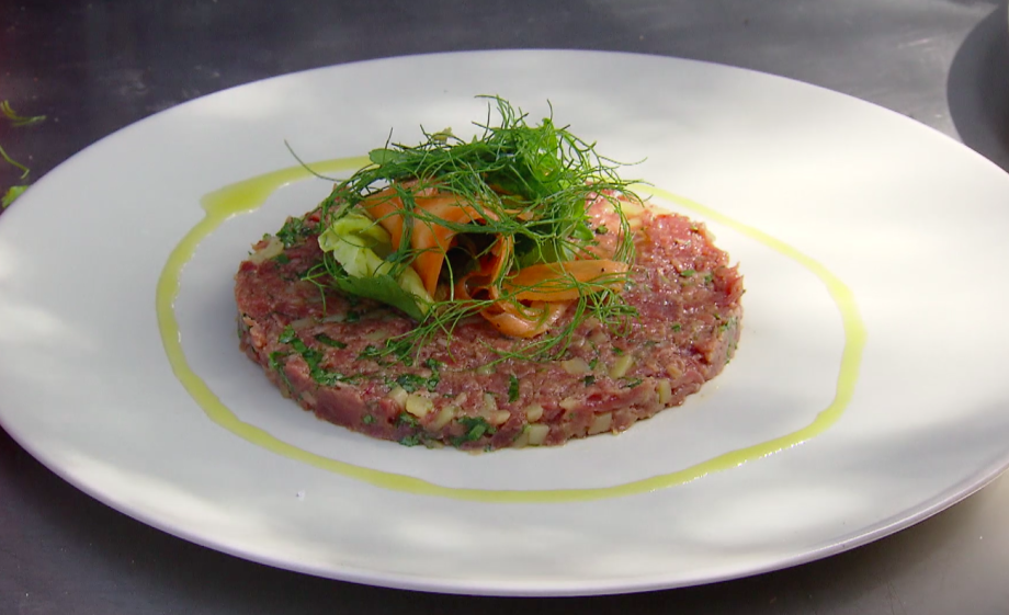 Tartaar met raapstelen 