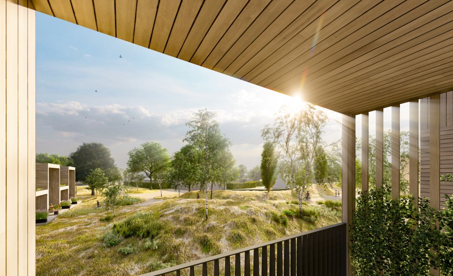 Ontwerp voor rivierduin Silvolde | Foto: via Studio Nico Wissing 