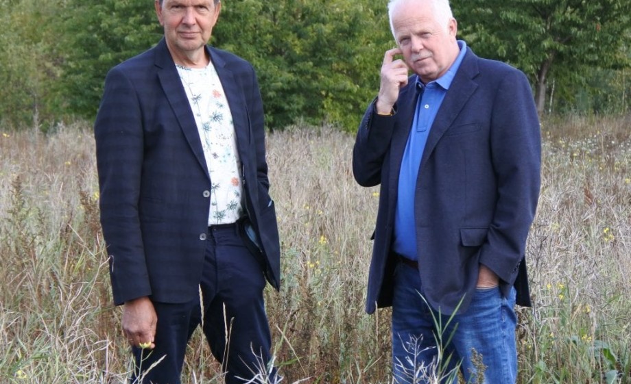Oprichters Franke Remerie (l) en Jaap Benschop (r) Foto: Land van Ons
