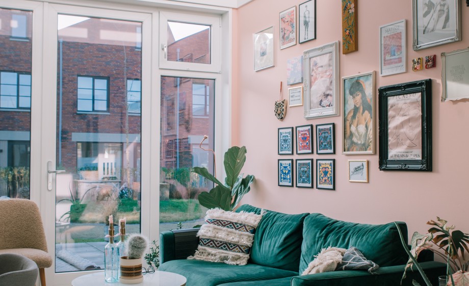 Woonkamer van Jefte | Foto: Sheena Schouwink