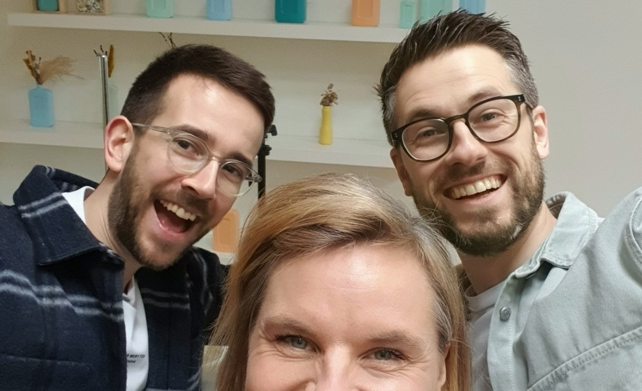 Marieke Eykoot in de zeepfabriek