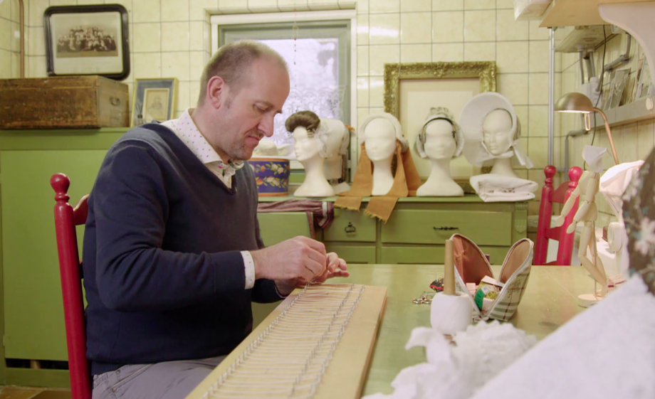 Jankees in zijn werkruimte | Still uit de uitzending 