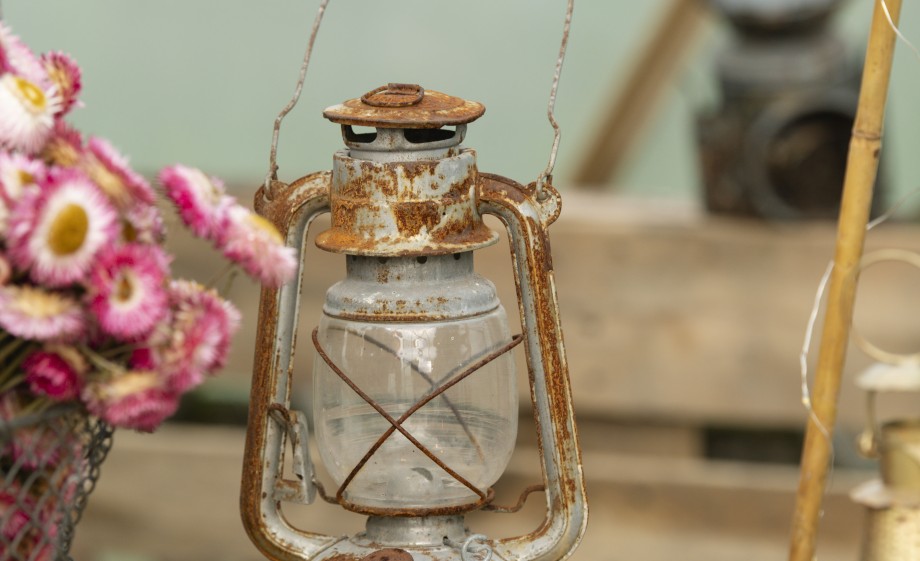 Anne Wieggers maakt kerstdecoratie van natuurlijke materialen en bloemen uit de tuin | Foto: Liesbeth Disbergen