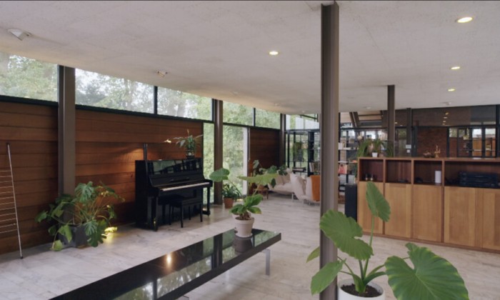 Het voormalige woonhuis van architect Abe Bonnema