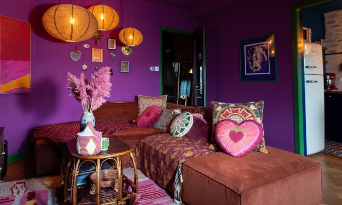 Circus appartement met pantertrap