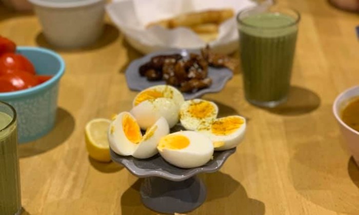 Halima's pannenkoekjes met gekruide kip 