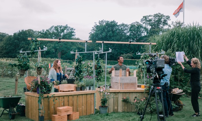 Actie tijdens de workshop | Foto: Sheena Schouwink