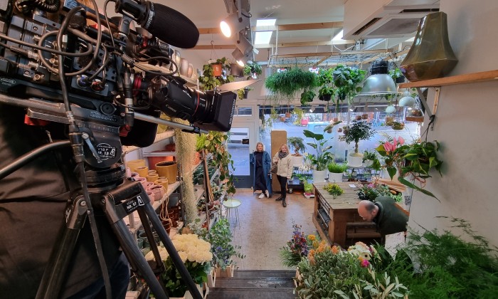 Marieke Eyskoot aan het filmen | Foto: Marieke Eyskoot