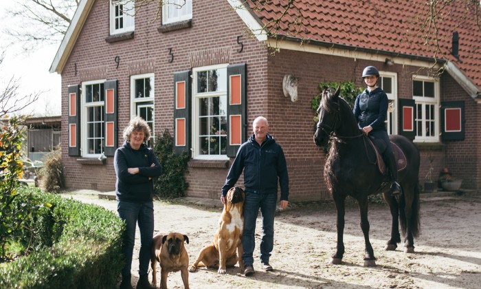 Friese paarden in Epe | Fotografie: Marjon Lukje