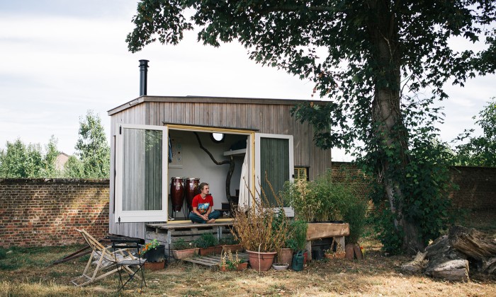 Tiny house in Kloostertuin | Fotografie: Roos Eijmers
