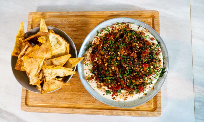 Auberginestoof met Libanees brood - Lekkere Track