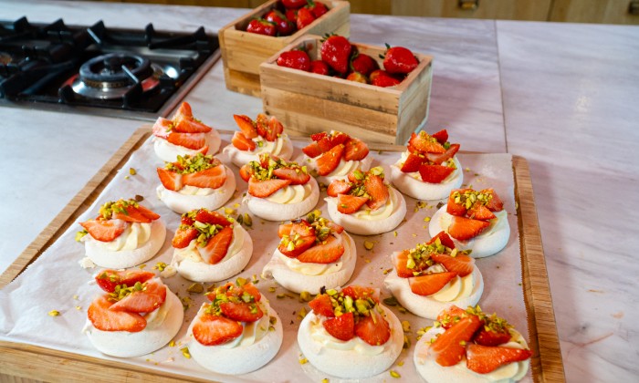 Mini pavlova's - Lekkere Track