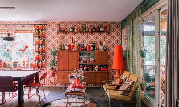 Jaren 70 interieur | Fotografie: Sheena Schouwink