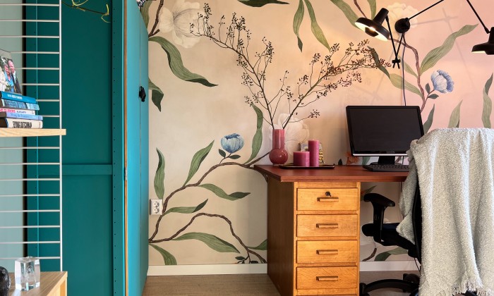 Theo-Bert make-over werkkamer Bergen