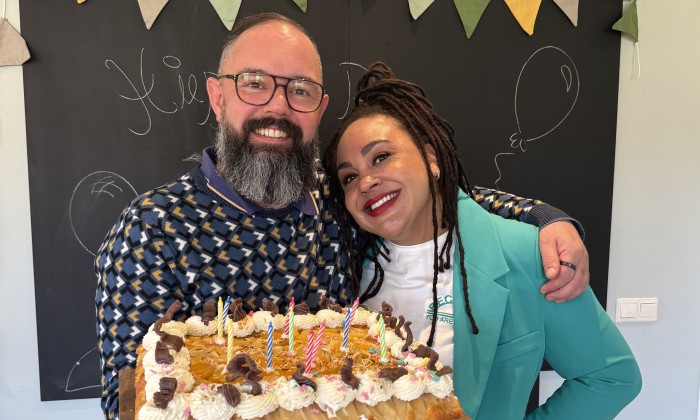 Plaattaart met fruit van Ramon Brugman