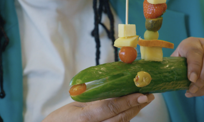 Gezonde krokodillentraktatie