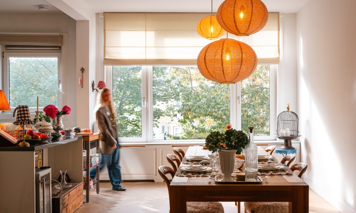 Rotterdams appartement in herfstkleuren | foto: Roos Eijmers