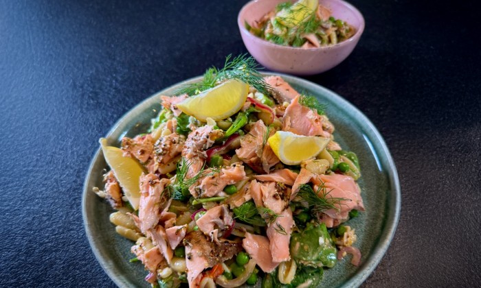 Pastasalade met zalm