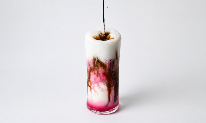 Rozen ijskoffie