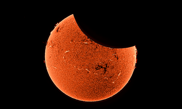Foto van de zonsverduistering op in 2025 | Foto: ArendaSchuurman