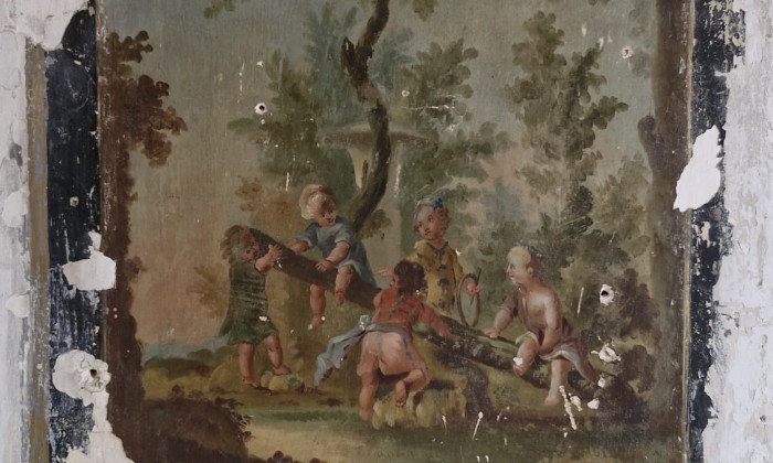 Fresco's in de slaapkamer in Voorburg | Foto's: BinnensteBuiten