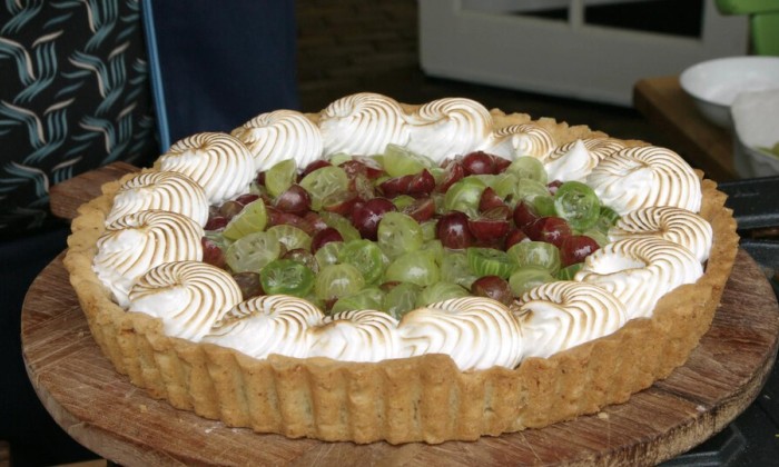 Tartelette met kruisbessen