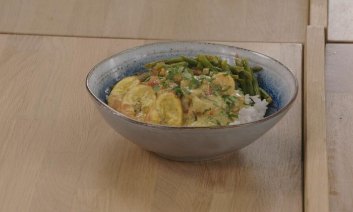 Kerriegamba's met jasmijnrijst