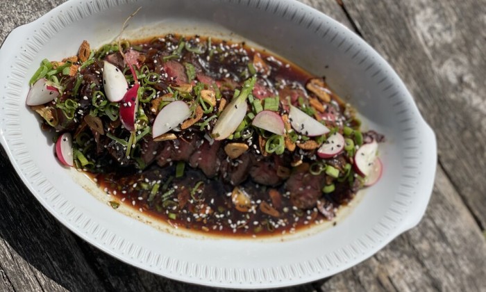 Tataki van rund met frisse radijs