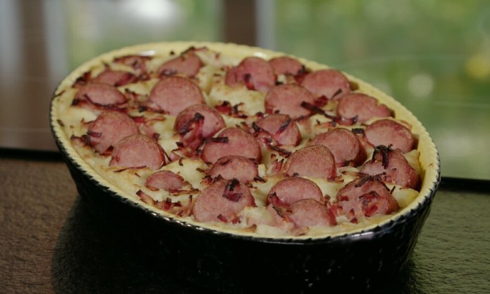 Ovenschotel kerrie zuurkool