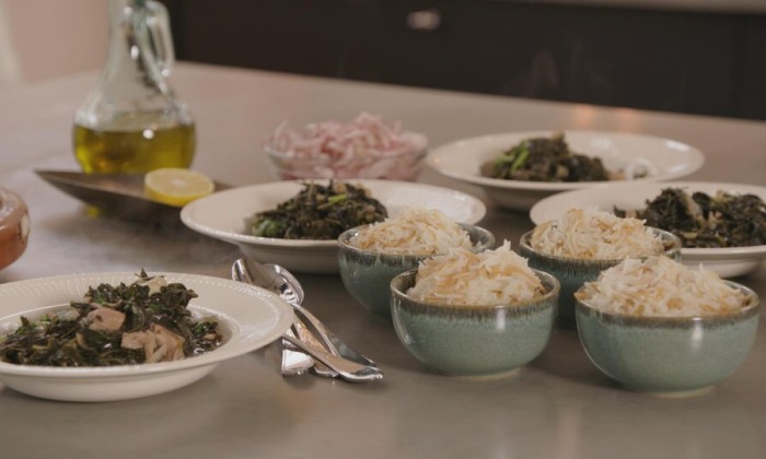 Molokhia met jackfruit