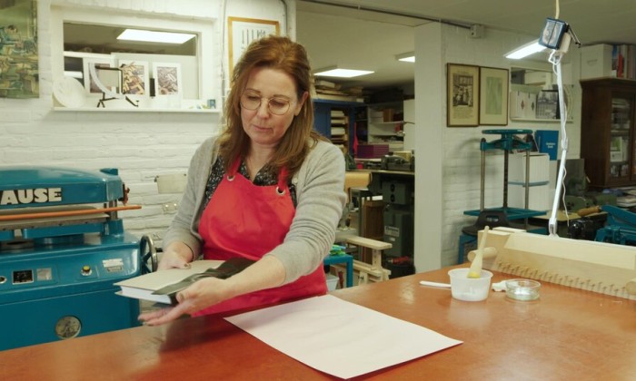 Het ambacht van de handboekbinder