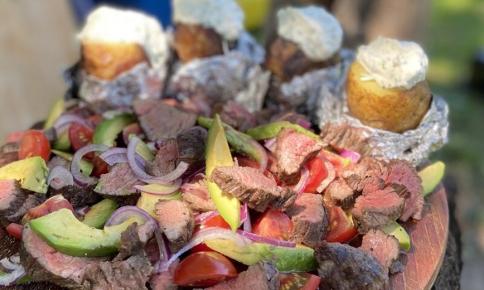 Gegrilde diamanthaas salade