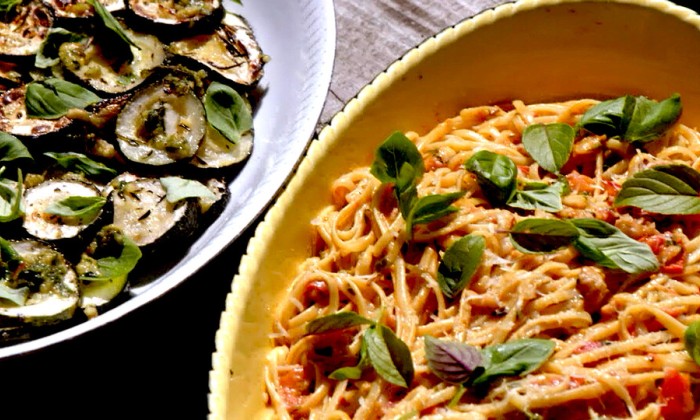 Ramon maakt een pasta trapaneze