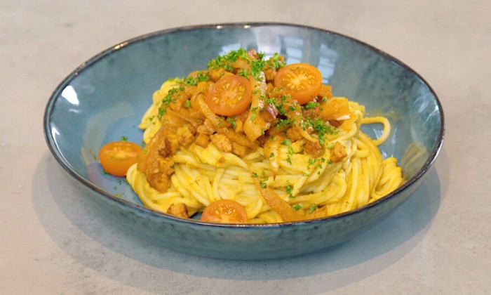 Pasta korma van chef-kok Geneal