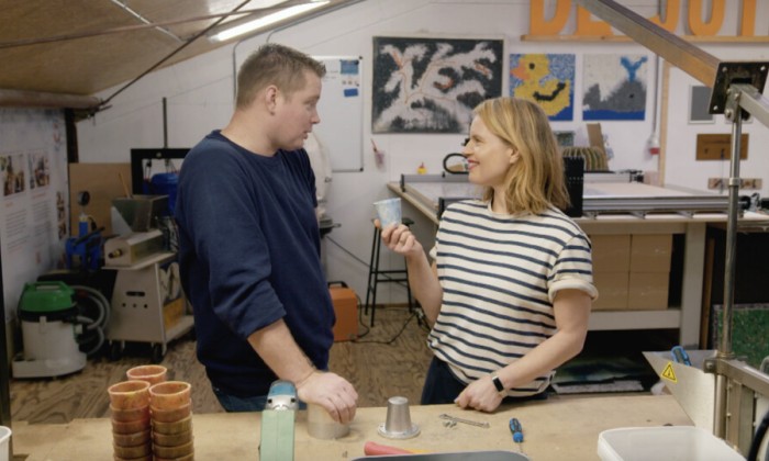 Marieke Eyskoot is op Terschelling voor een afvalvrij strand