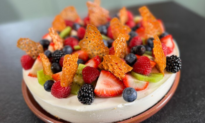 Ramon maakt kwarktaart voor moederdag