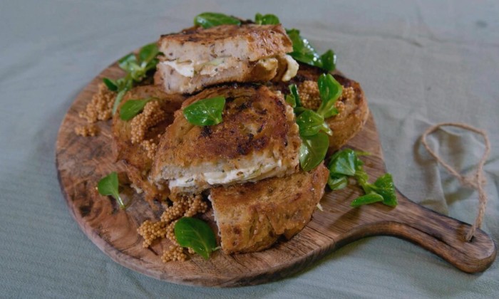 broodje met schapenkaas