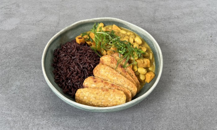 Curry met zoete aardappel