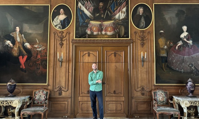 Valentijn bezoekt kasteel Kasteel Cannenburch