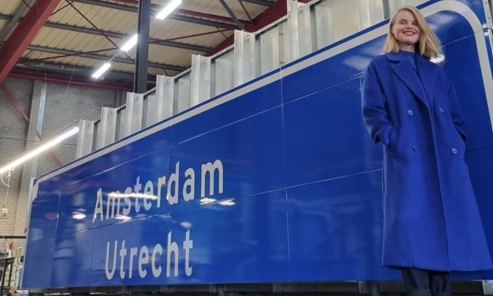 Oude verkeersborden worden hergebruikt