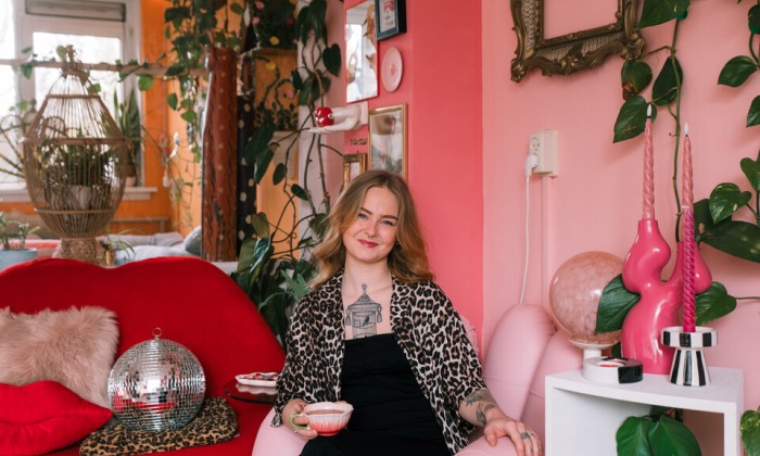 Roze paradijs in Amsterdam