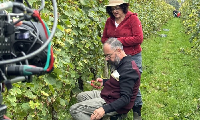 Ramon proeft unieke ratafia in Kruisland