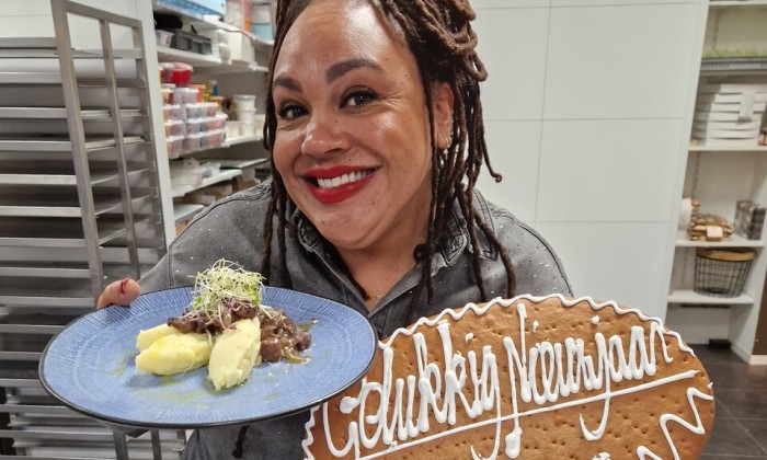 Stoofvlees met ui en aardappelpuree