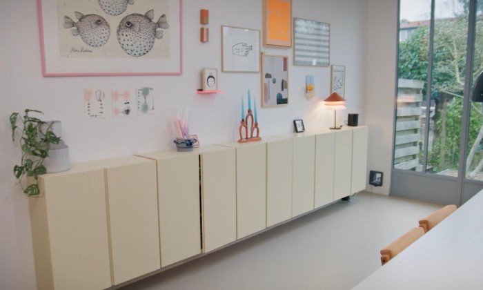 Een warm thuis vol design, kunst en kleur in Gouda