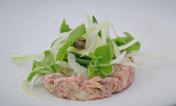 Rundersuccade met zilte plantjes “Terre et mer”