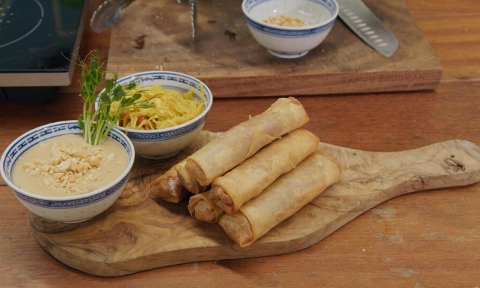 Loempia's met taugé van Hollandse bodem