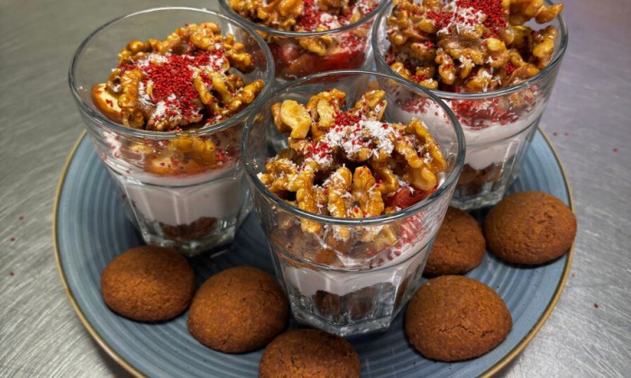 Plantaardige groene koekjes